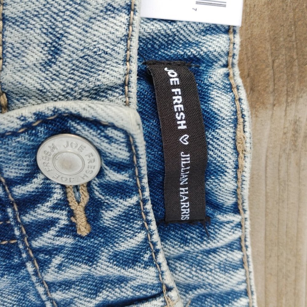 Jillian Harris x Joe Fresh Favourite Denim Shorts BNWT Women's Size 31 - Picture 9 of 11